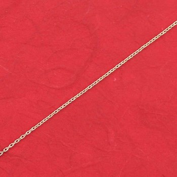 Gold-plated forçat chain 50 cm