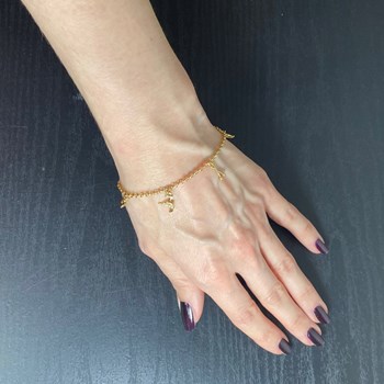 Bracelet gymnastique rythmique - Plaqué or