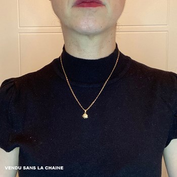 Petit pendentif hérisson ou Niglo - Plaqué or