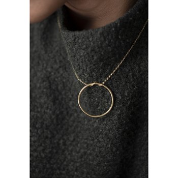 Collier mono-motif en Acier 316L - jaune brillant