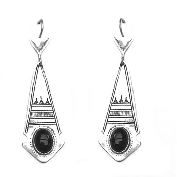 boucles d'oreilles touareg longues