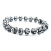 Bracelet élastique perles fimo fleurs - vue V1