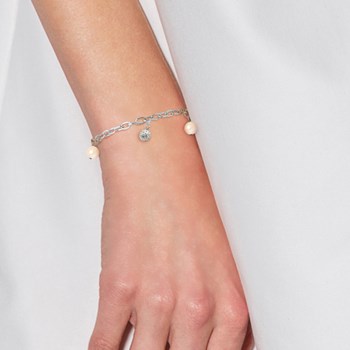 Bracelet - Perles de culture d'eau douce - Argent 925