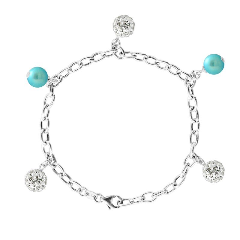 Bracelet - Perles de culture d'eau douce - Argent 925