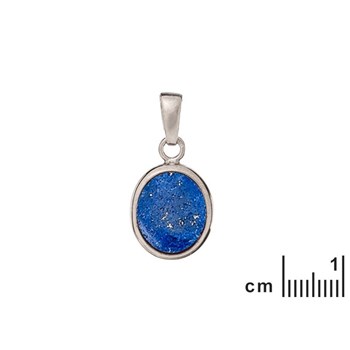 Pendentif argent 925 Lapis lazuli naturelle