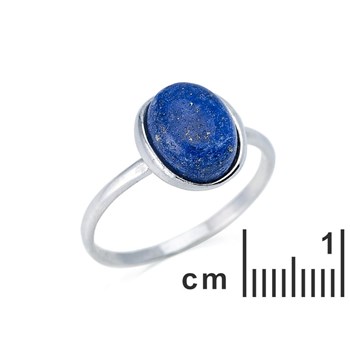 Bague argent 925 Lapis lazuli naturelle