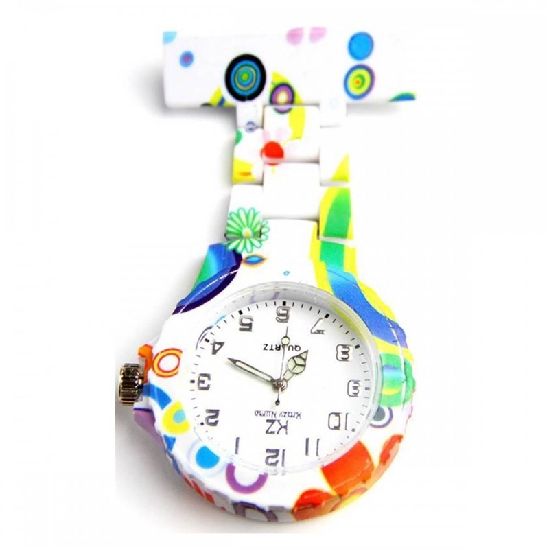 Montre Infirmière KRAZY NURSE bracelet Plastique Blanc
