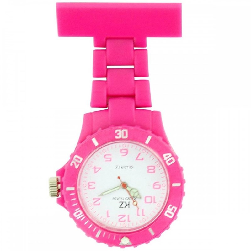 Montre Infirmière KRAZY NURSE bracelet Plastique Rose