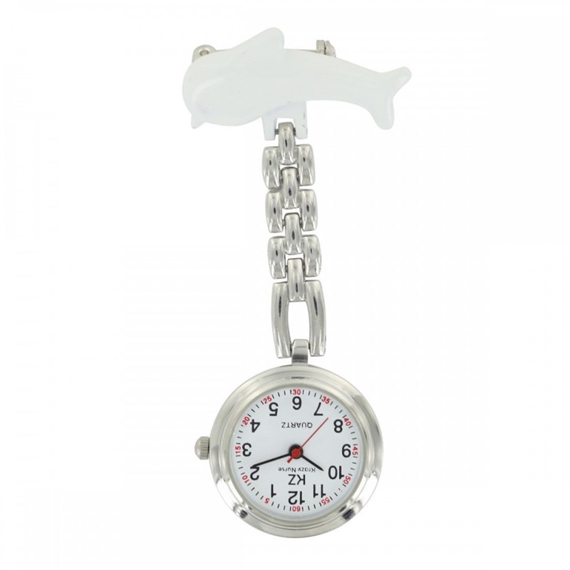Montre Infirmière KRAZY NURSE bracelet Acier Argenté