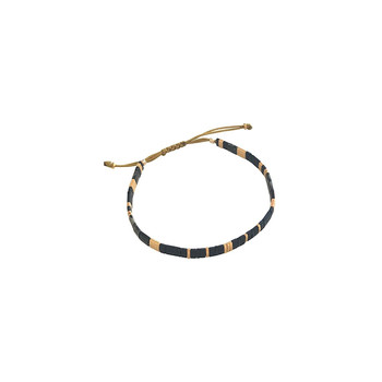 Claire BERTEAU Nairobi armband Platte glazen kralen 1