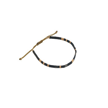 Claire BERTEAU Nairobi armband Platte glazen kralen 5