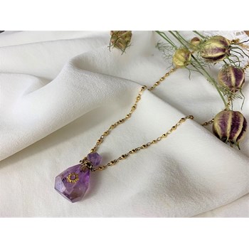 Glow bottle necklace