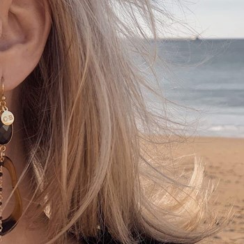 Boucle d'oreilles Crochet Johanna doré