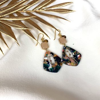 Boucle d'oreilles Crochet Fanny doré