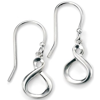 925/1000 Sterling Zilver Oneindigheid Oorbel