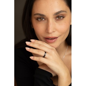 Bague Alana en Argent avec oxyde de zirconium blanc