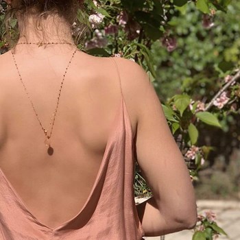 Collier bijou de dos/recto verso Warrior