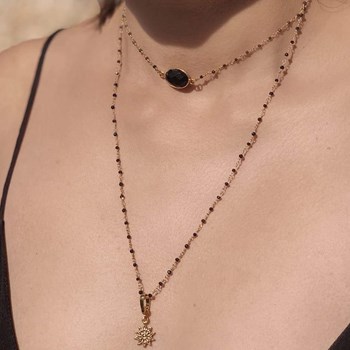 Collier bijou de dos/recto verso Ashtanga