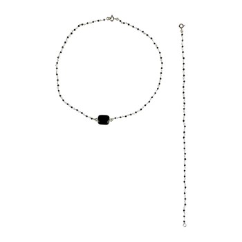 Choker et bijou de dos Bikram Argent
