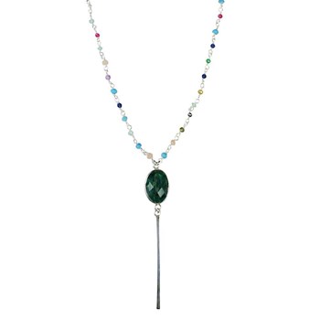 Sautoir Matsyasana Argent