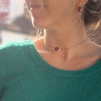 Choker Pindasana Argent