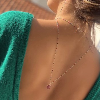 Collier bijou de dos/recto verso Iyengar