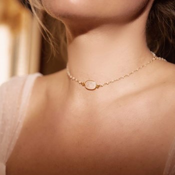 Choker et bijou de dos Yogini