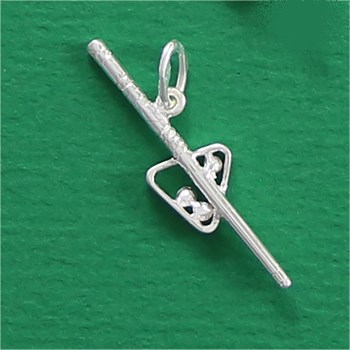 Pendentif billard - Argent massif