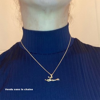 Nieuwe editie crawl zwemmer hanger - Verguld