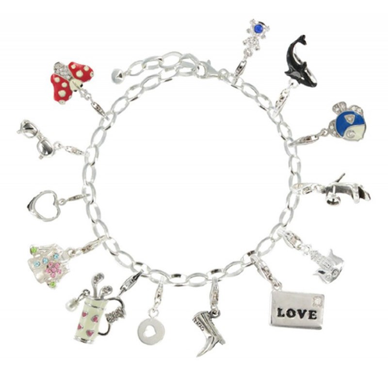 Bracelet Gourmette et Attache Charms Argent 925 - Classics - taille 20 cm - vue 4