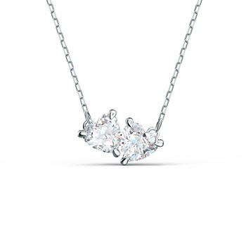 Collier Swarovski Mesmera double coeur en cristal