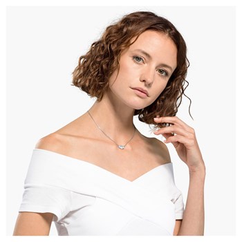 Collier Swarovski Mesmera double coeur en cristal