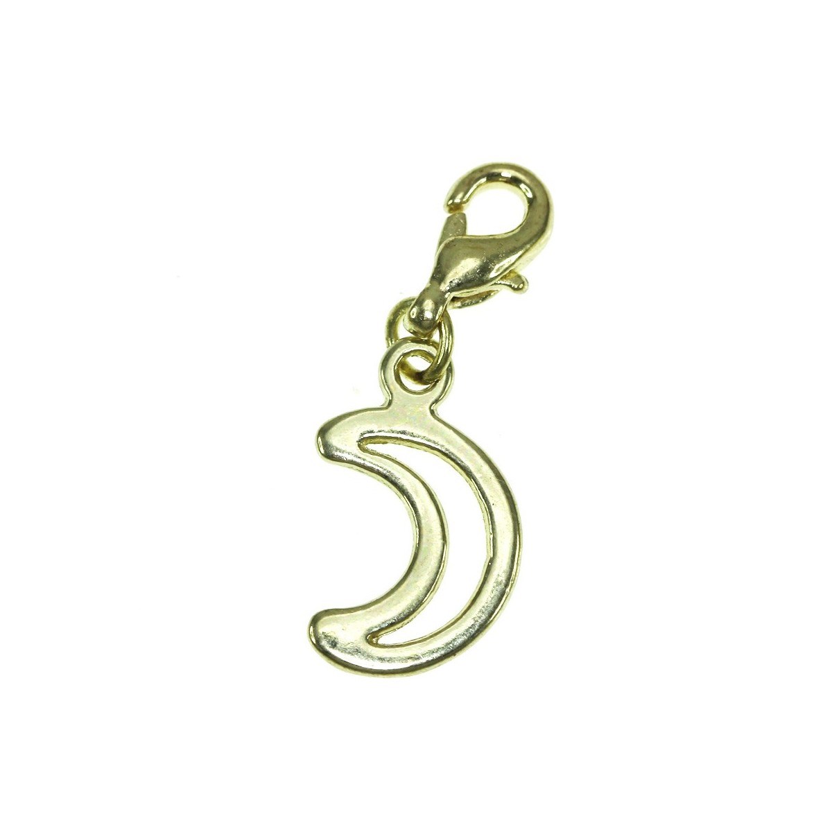 Breloque charm lune dorée SC Crystal