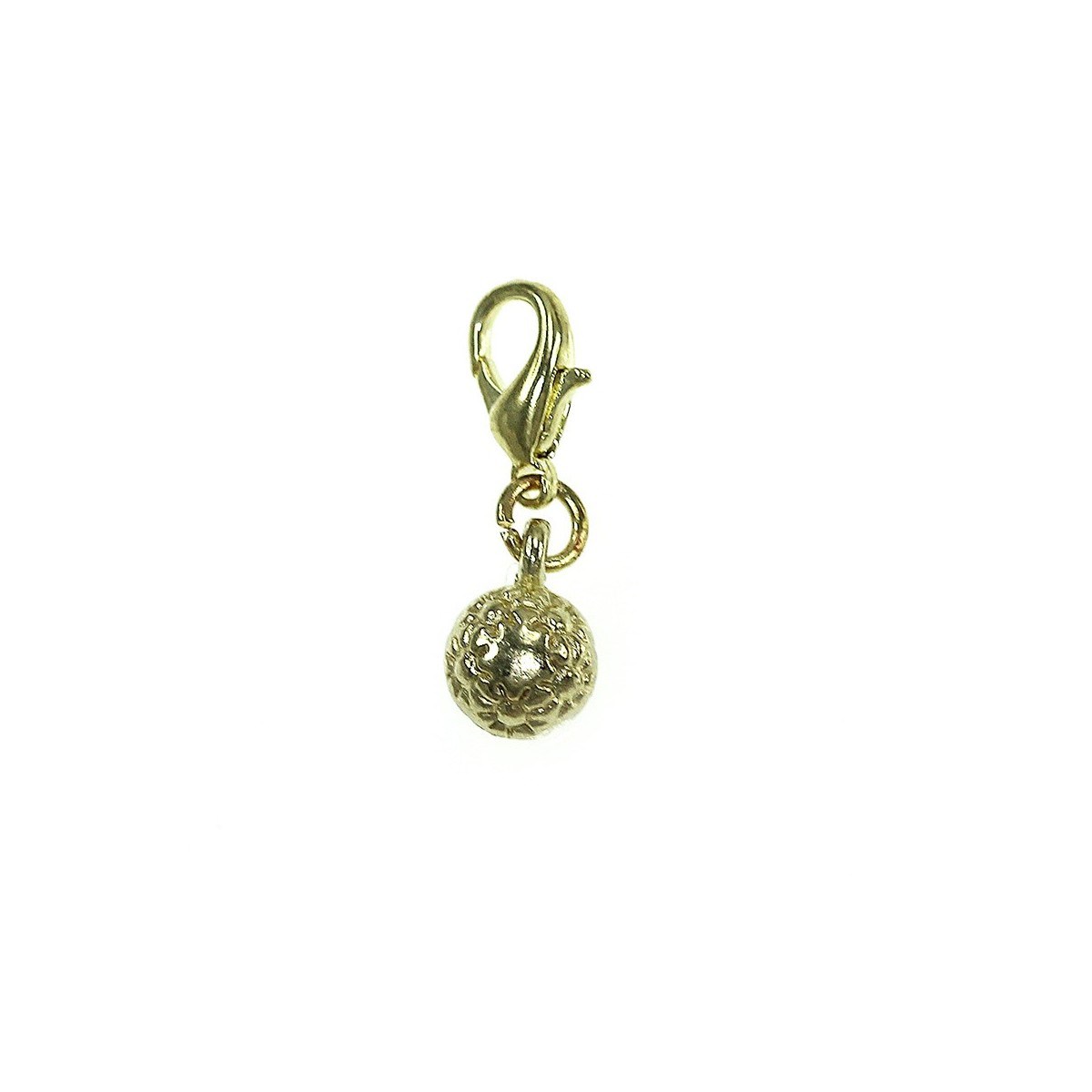 Breloque charm perle dorée SC Crystal