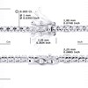 Bracelet TENNIS Diamants 0,50 Cts Or Blanc - vue V3
