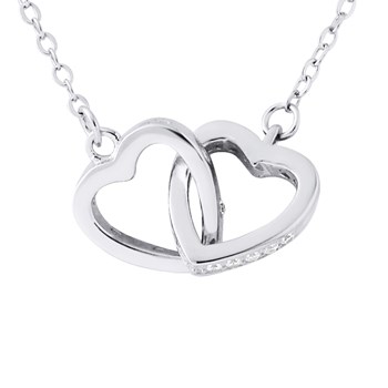 Collier COEUR - Oxydes de zirconium - Argent 925