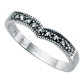 925 silver marcasite ring