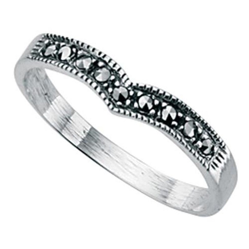 Bague marcassite en argent 925