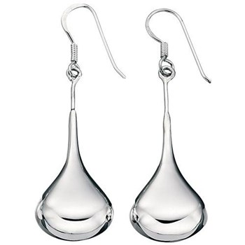 Druppel oorbel in sterling zilver 925/1000