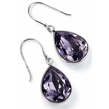 Swarovski® kristallen oorbel in sterling zilver 925/1000