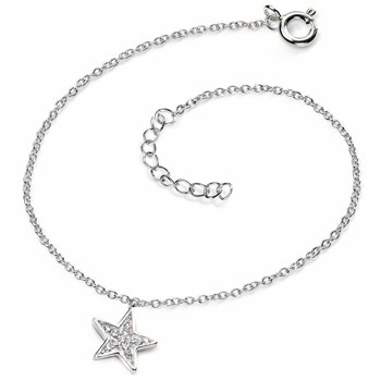 Silver star bracelet 925/1000