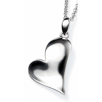 925 zilveren hart ketting