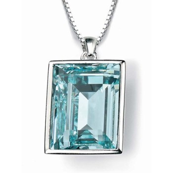 Swarovski kristallen ketting met 51 cm zilveren 925/1000 ketting