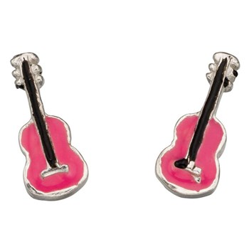 925/1000 sterling zilveren gitaar oorbel