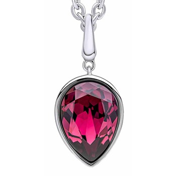 925 zilveren amethist ketting