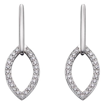 Oorbel in zilver 925/1000