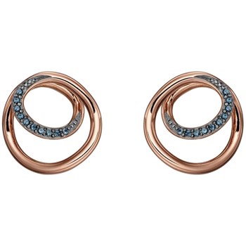 925/1000 roségoud verguld zilveren oorbel