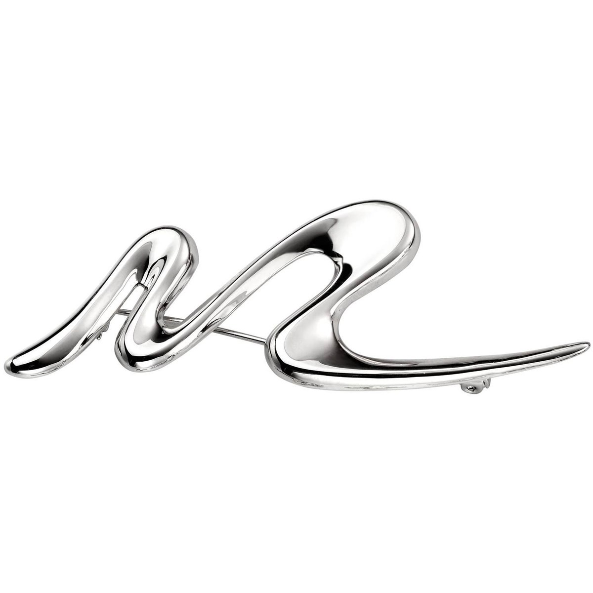 Broche vague en argent 925/1000