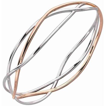 925/1000 silver rose gold-plated bracelet