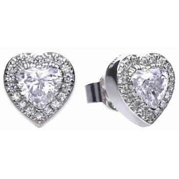 Zilveren hart oorbel 925/1000